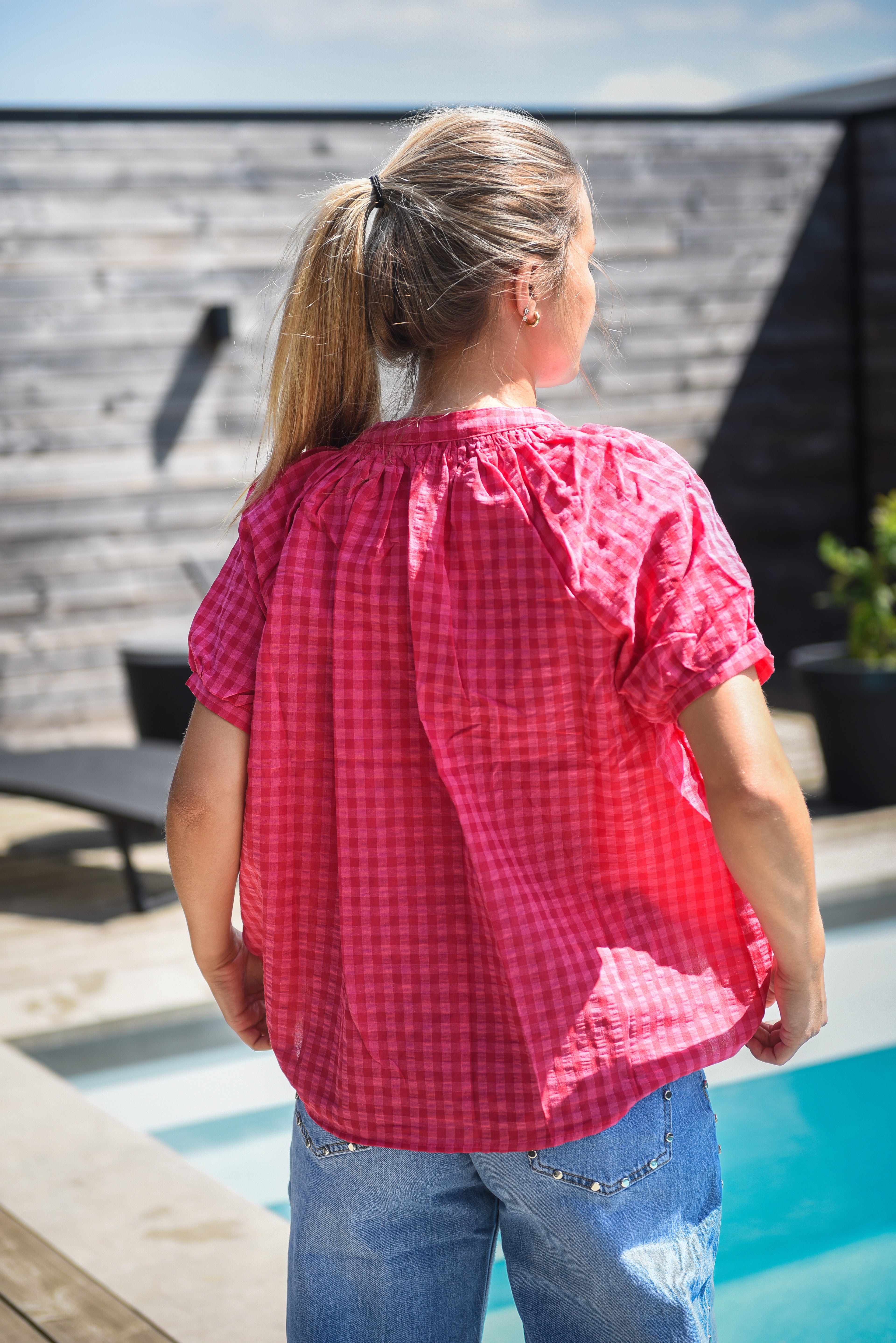 Blouse fuchsia