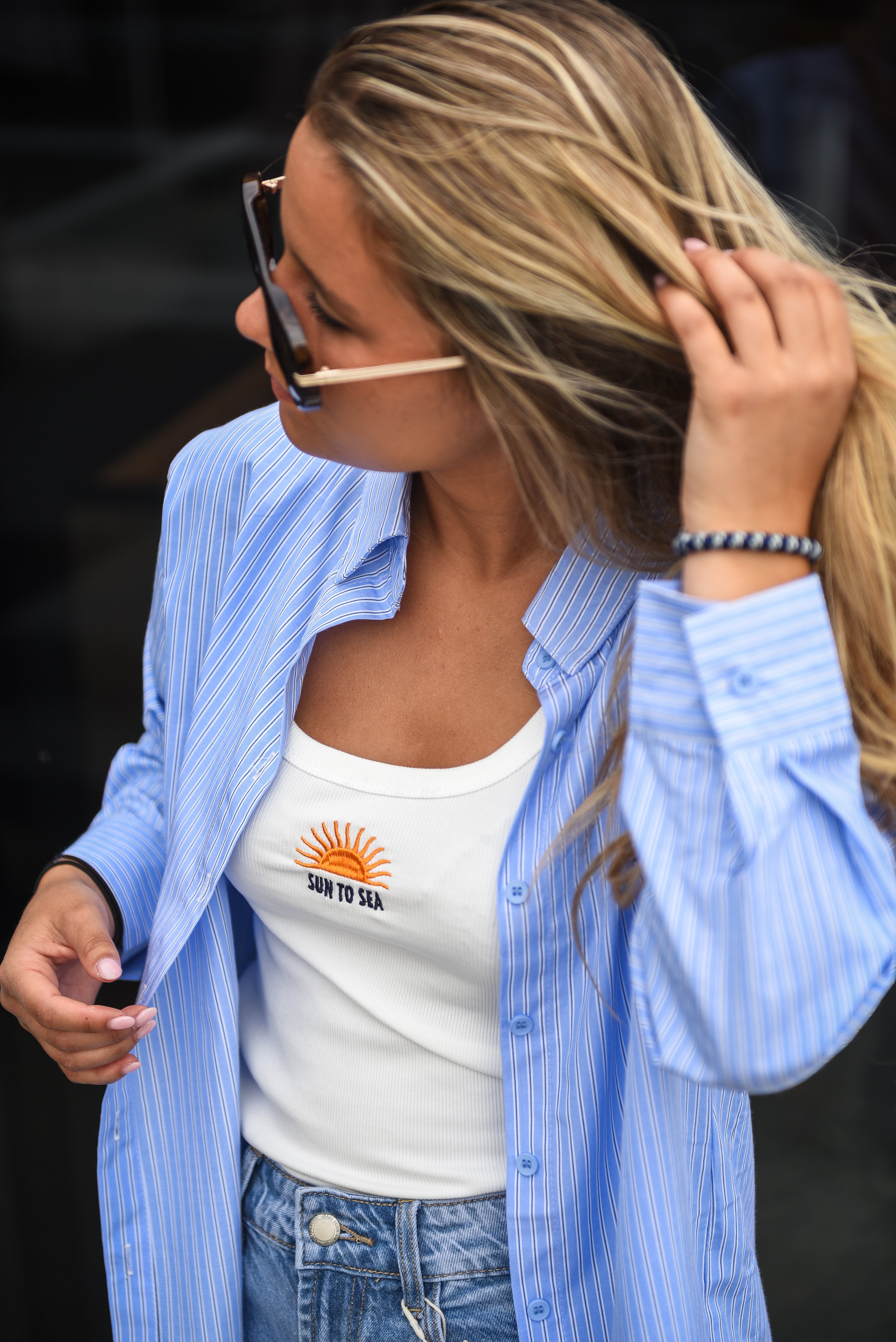 Blouse + top sun to sea