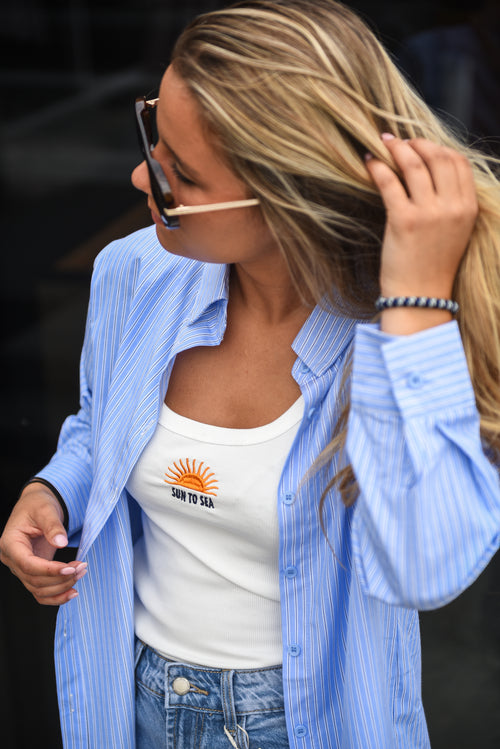 Blouse + top sun to sea
