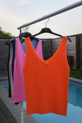 Topje Glitter Oranje