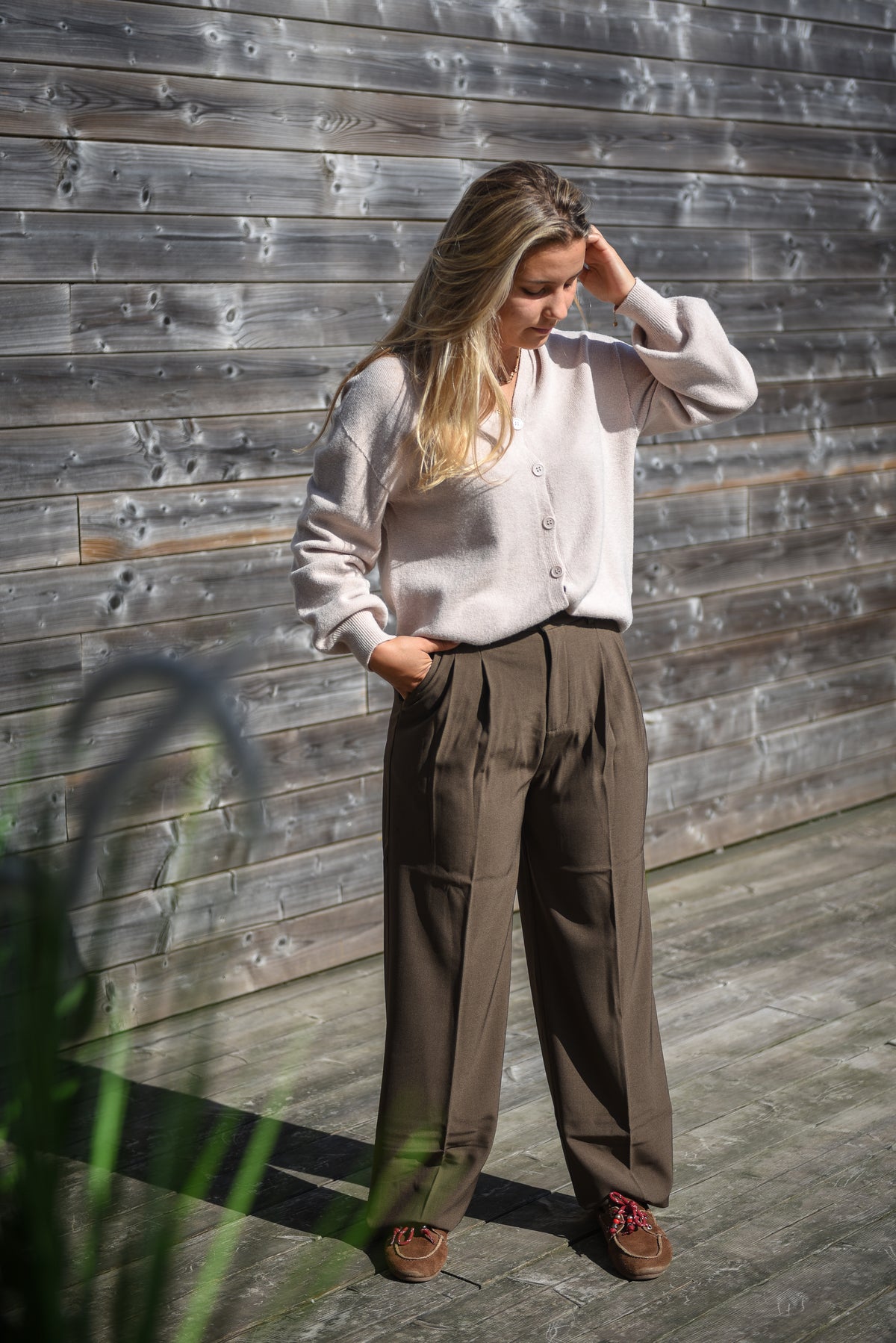 Tailleurbroek Marron