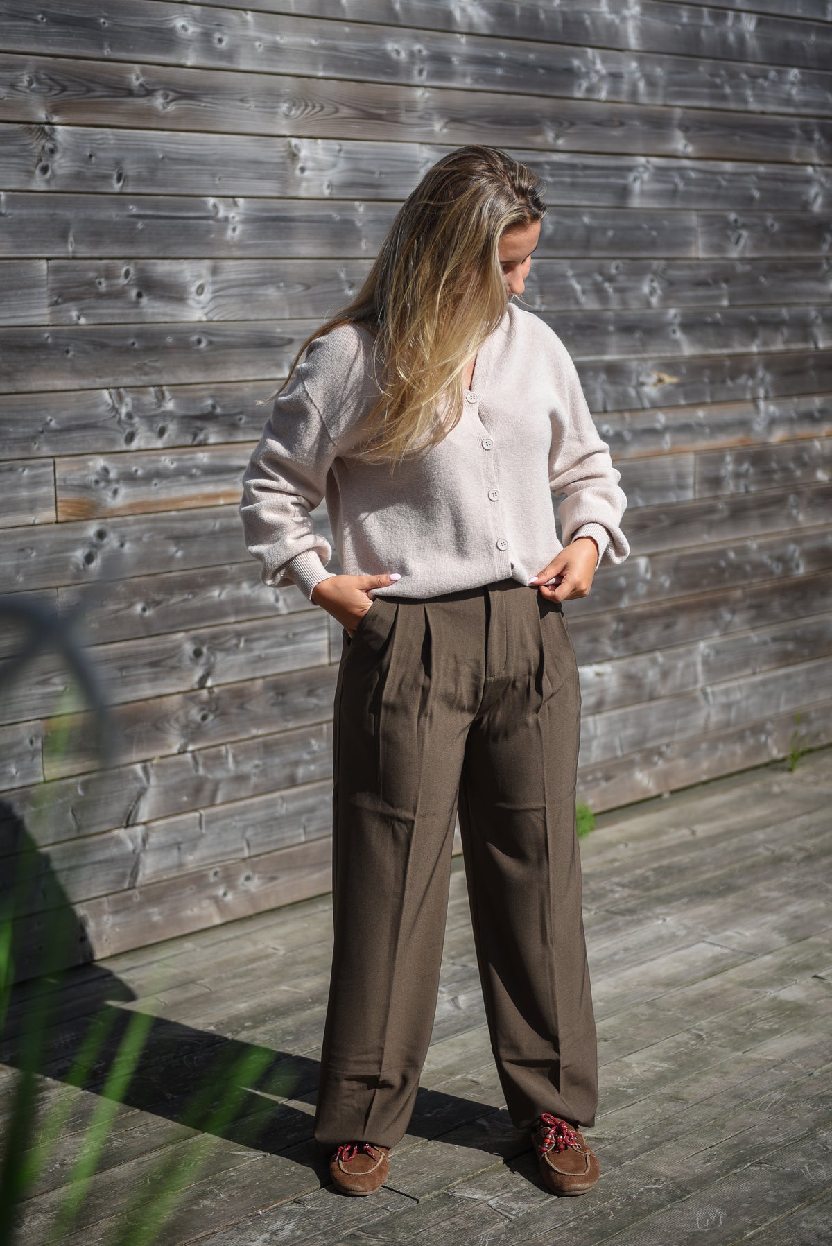 Tailleurbroek Marron