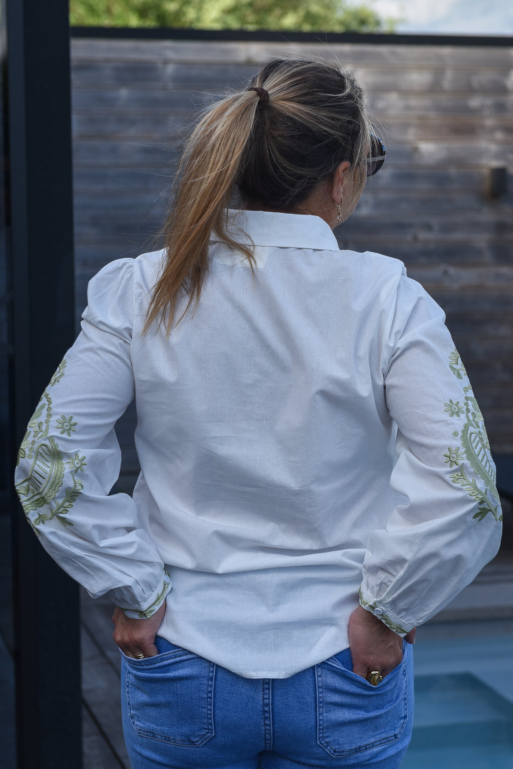 Blouse Flora Green