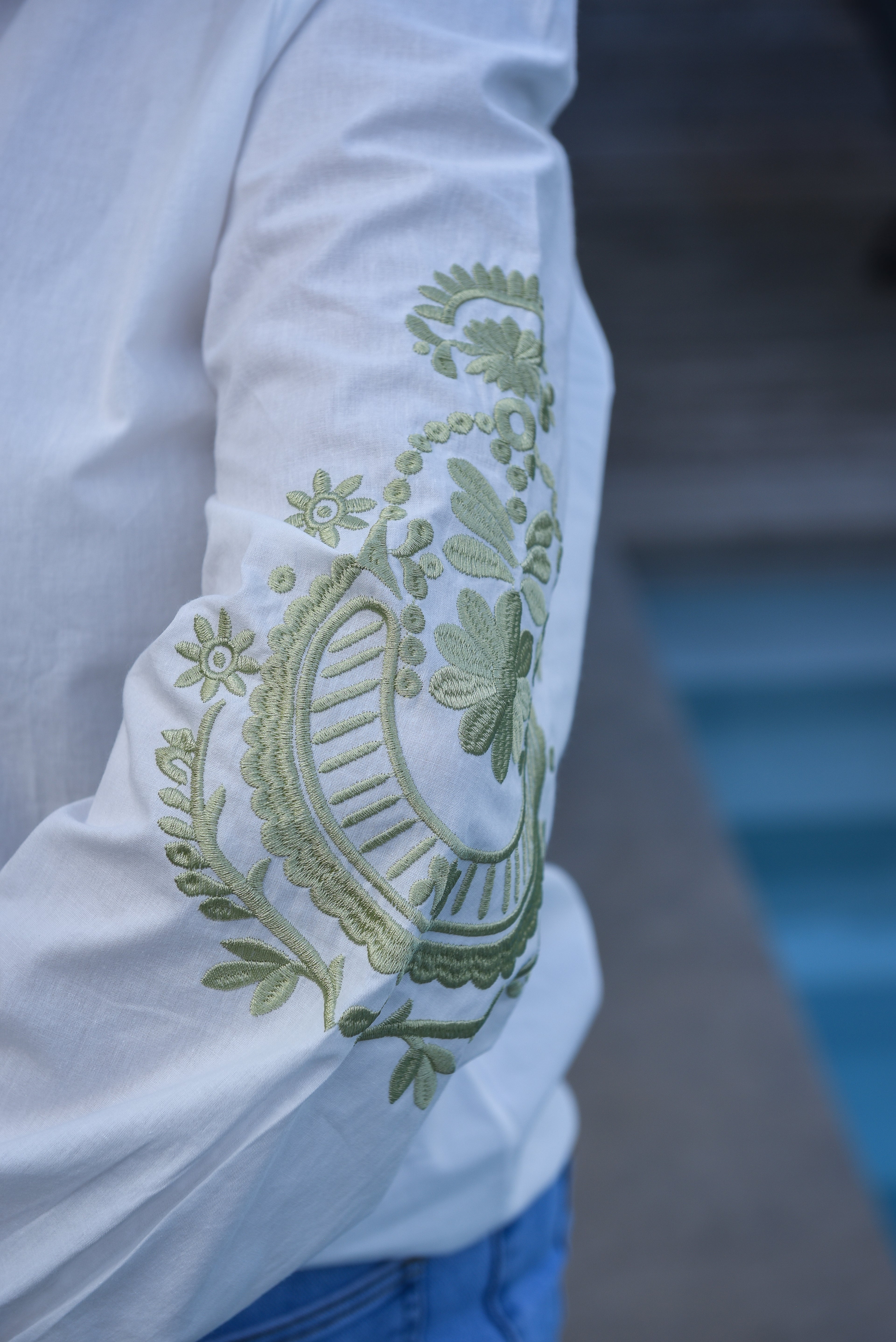 Blouse Flora Green