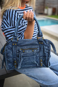 City bag jeans blauw